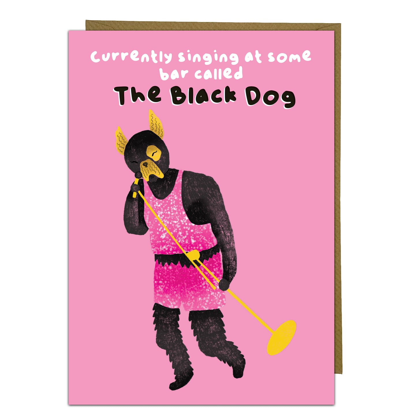 Taylor Swift The Black Dog Card