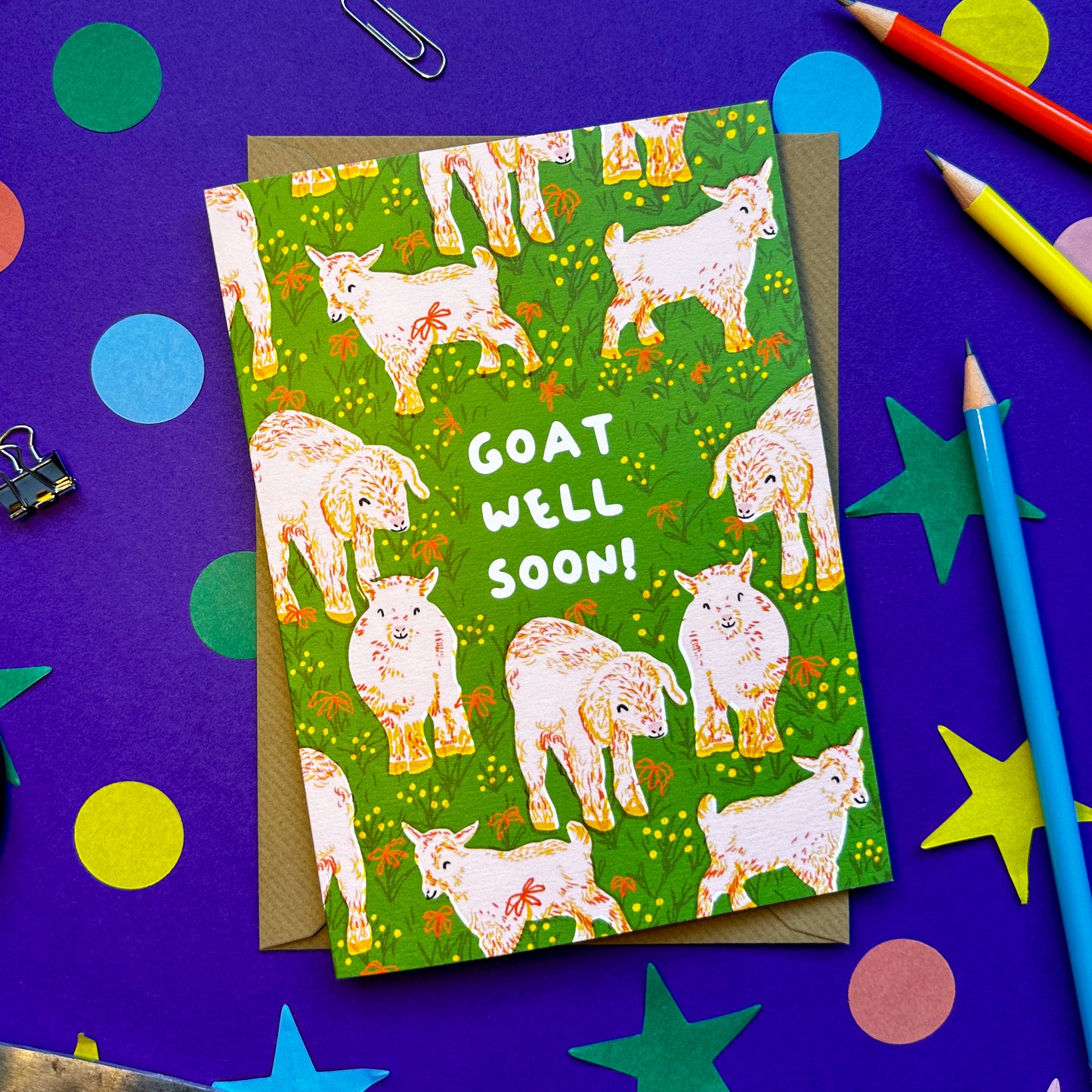 Goat Well Soon Card