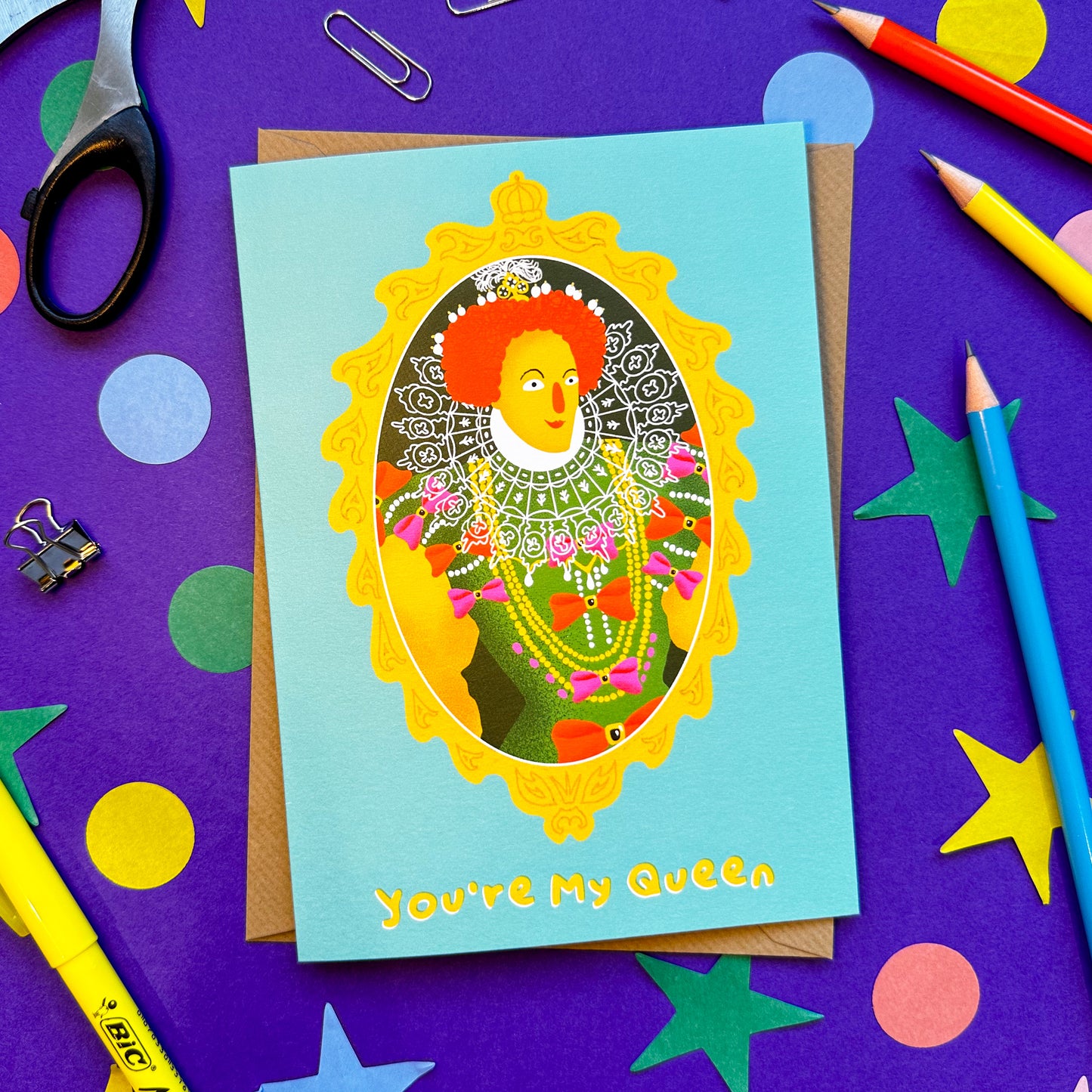 Queen Elizabeth I Card