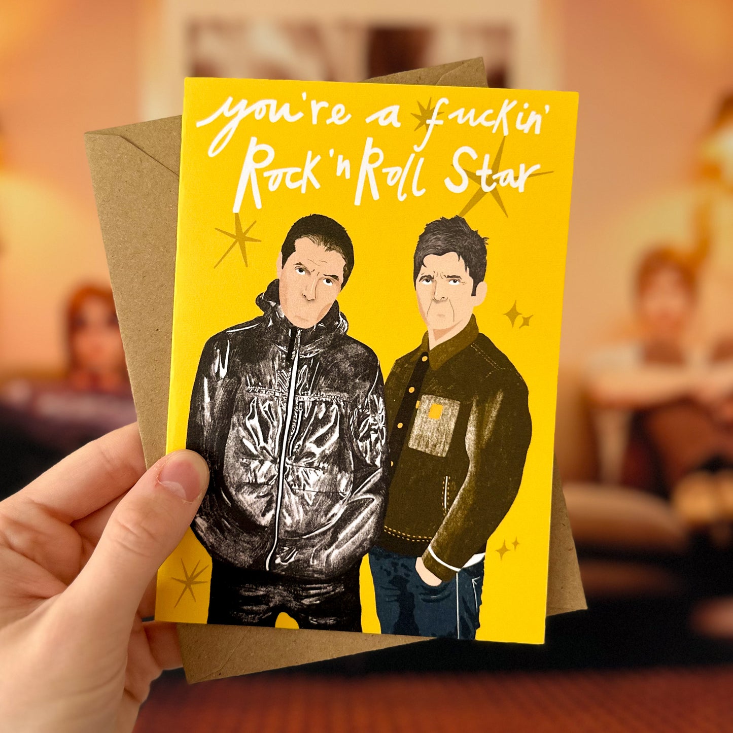 Oasis Rock 'n Roll Star Card