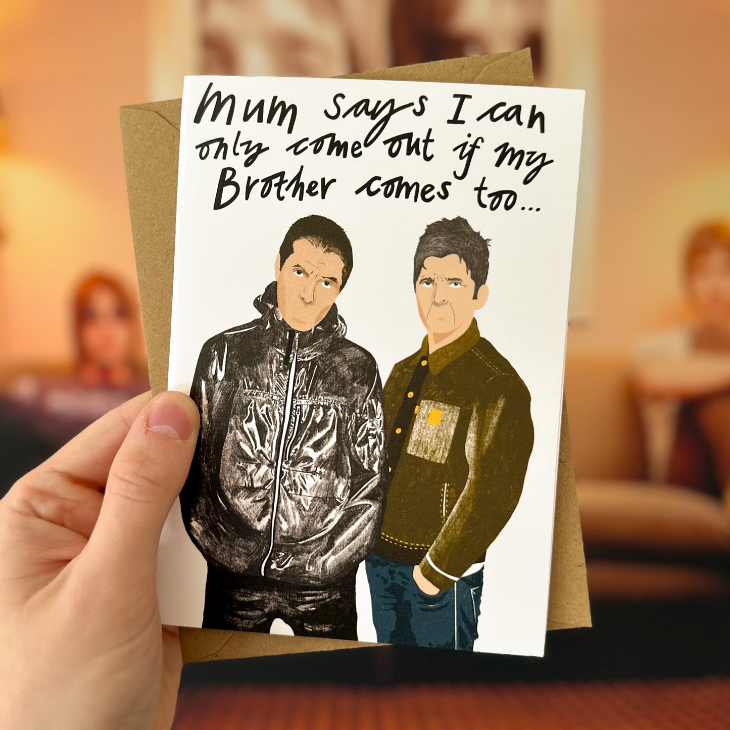 Oasis Brothers Card