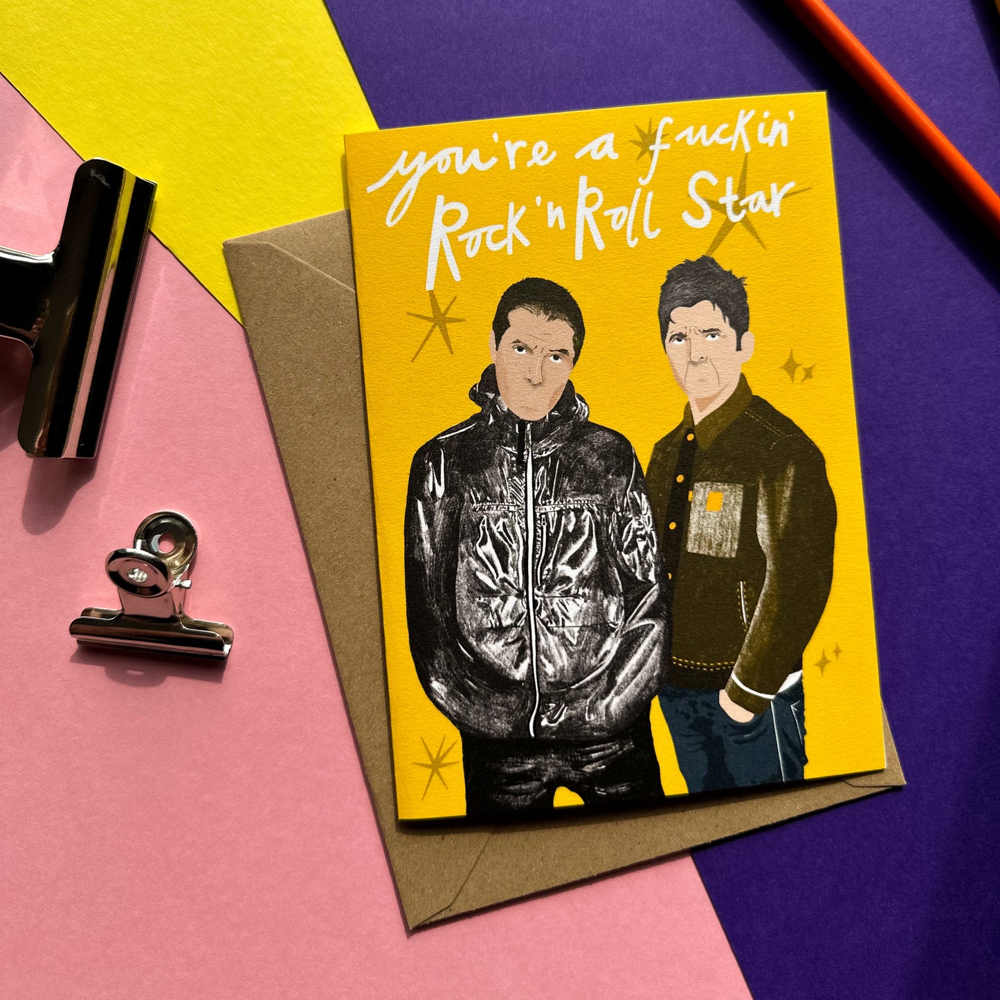 Oasis Rock 'n Roll Star Card