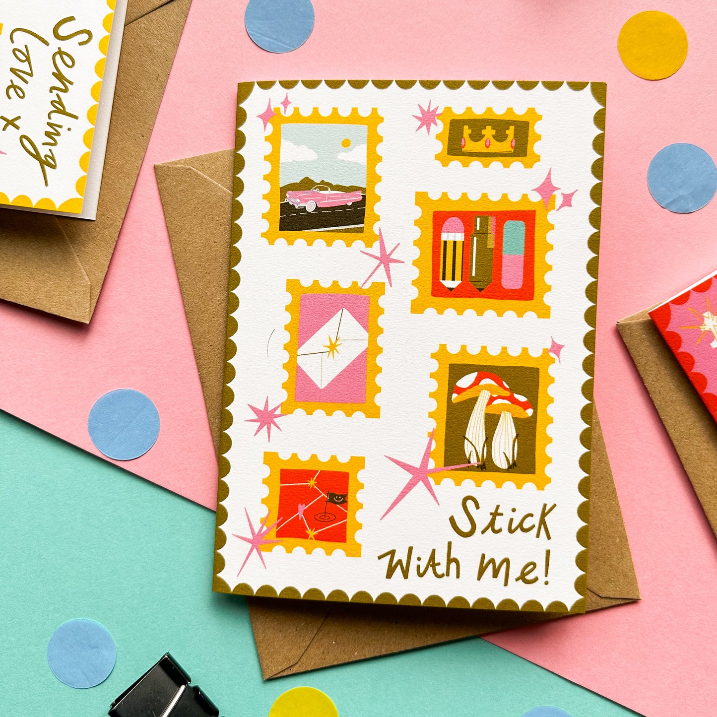 Stick With Me Stamp Card
