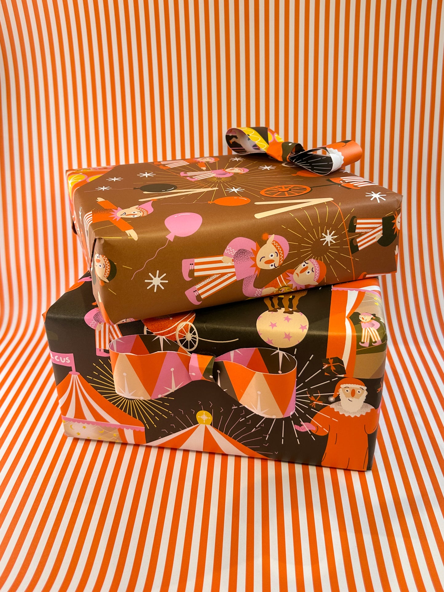 Circus Christmas Wrapping Paper