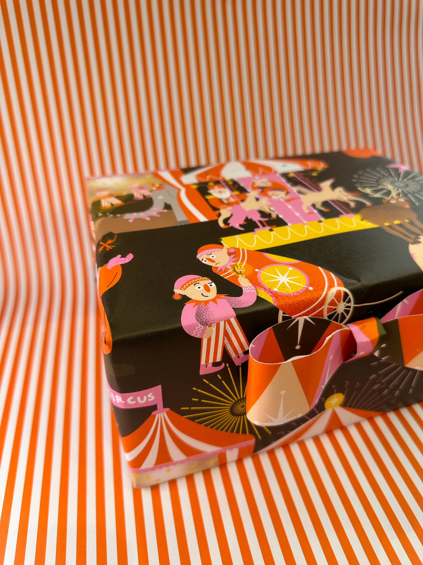Circus Christmas Wrapping Paper