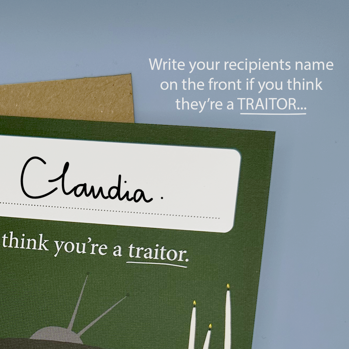 Traitor’s UK Claudia Winkleman Card