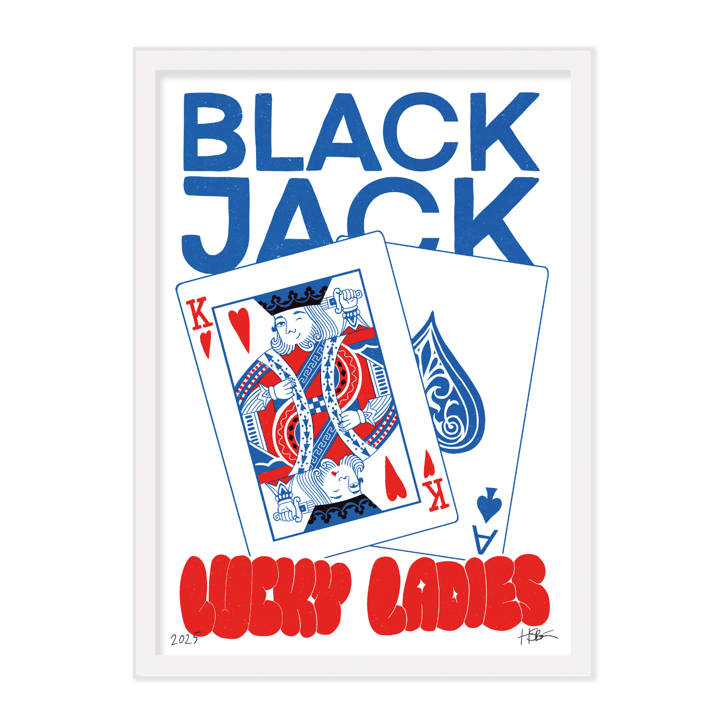 'Blackjack' A4 Print