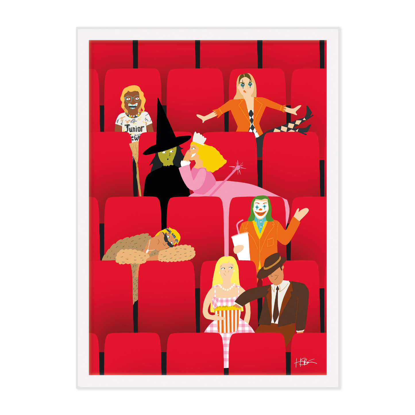 'Box Office Battle' A4 Print
