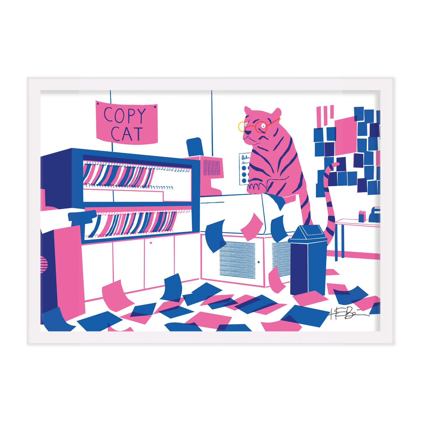 'Copy Cat' A4 Print