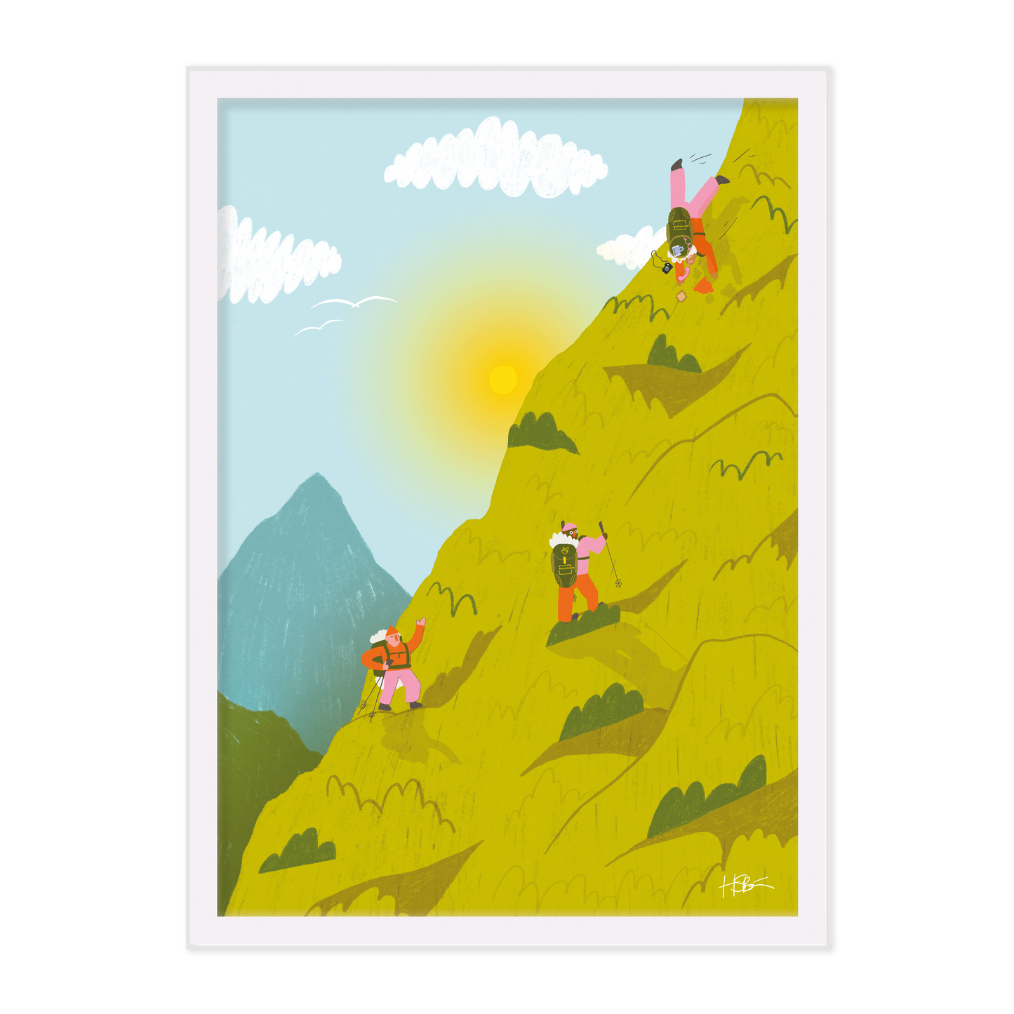'The Summit' A4 Print