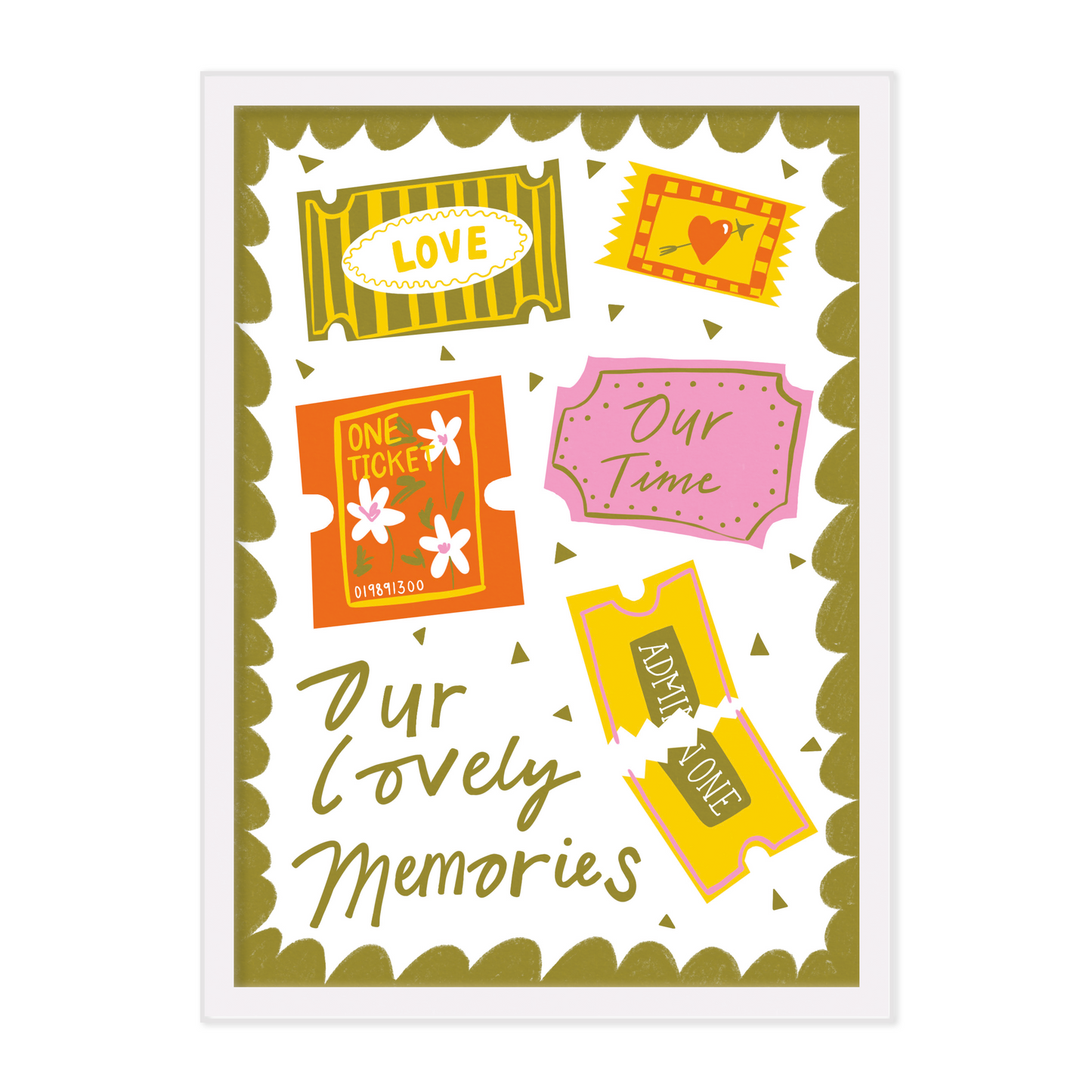'Our Lovely Memories' A4 Print