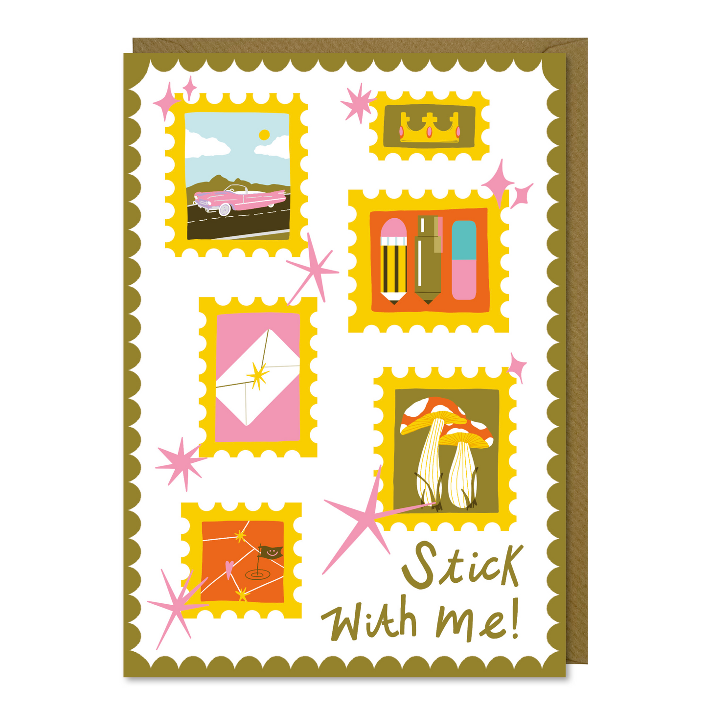 Stick With Me Stamp Card