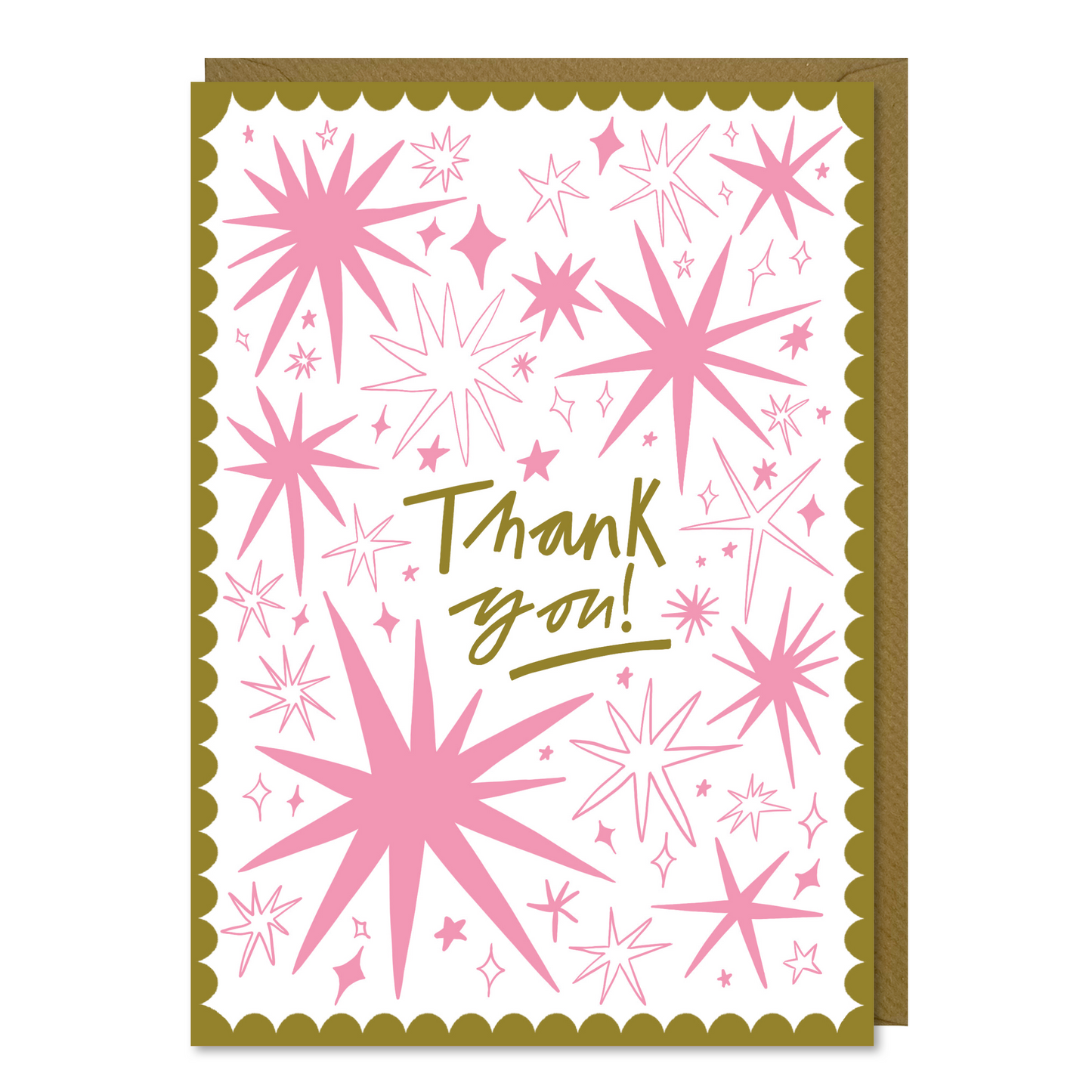 Thank You Fireworks card