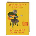 Doggy Guitarist Card