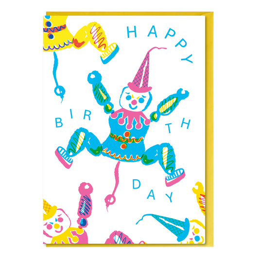 Birthday Clown Card