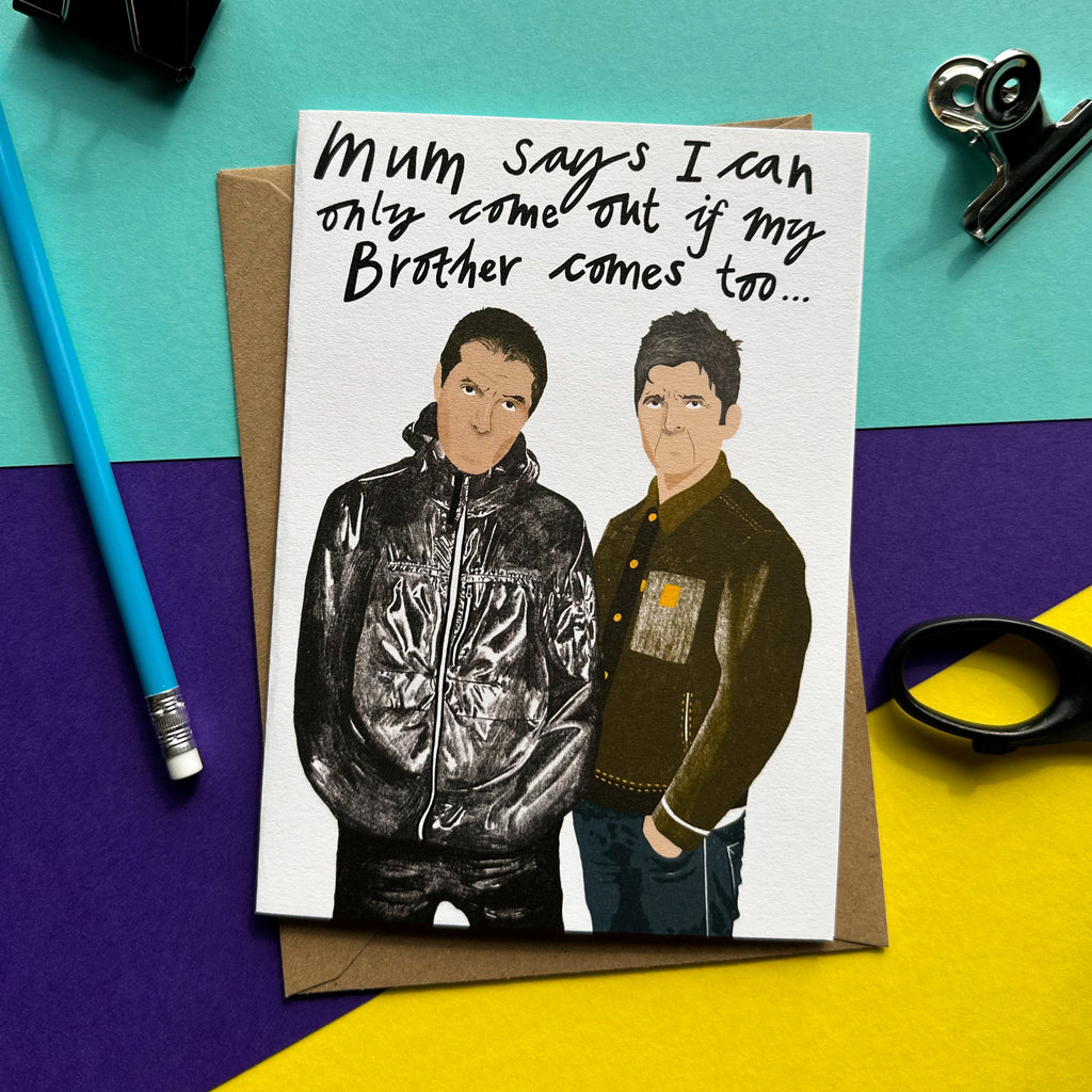 Oasis Brothers Card