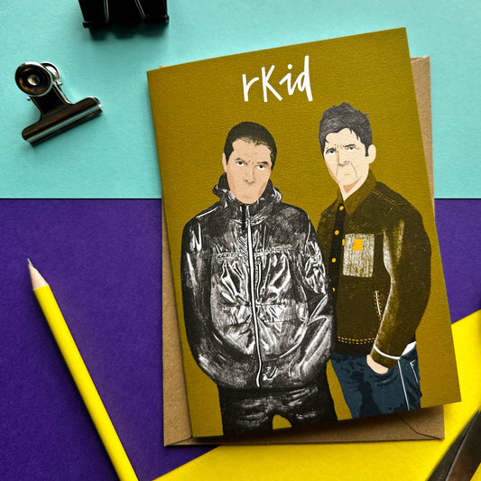 Oasis Themed Birthday / General Send Card - Rkid