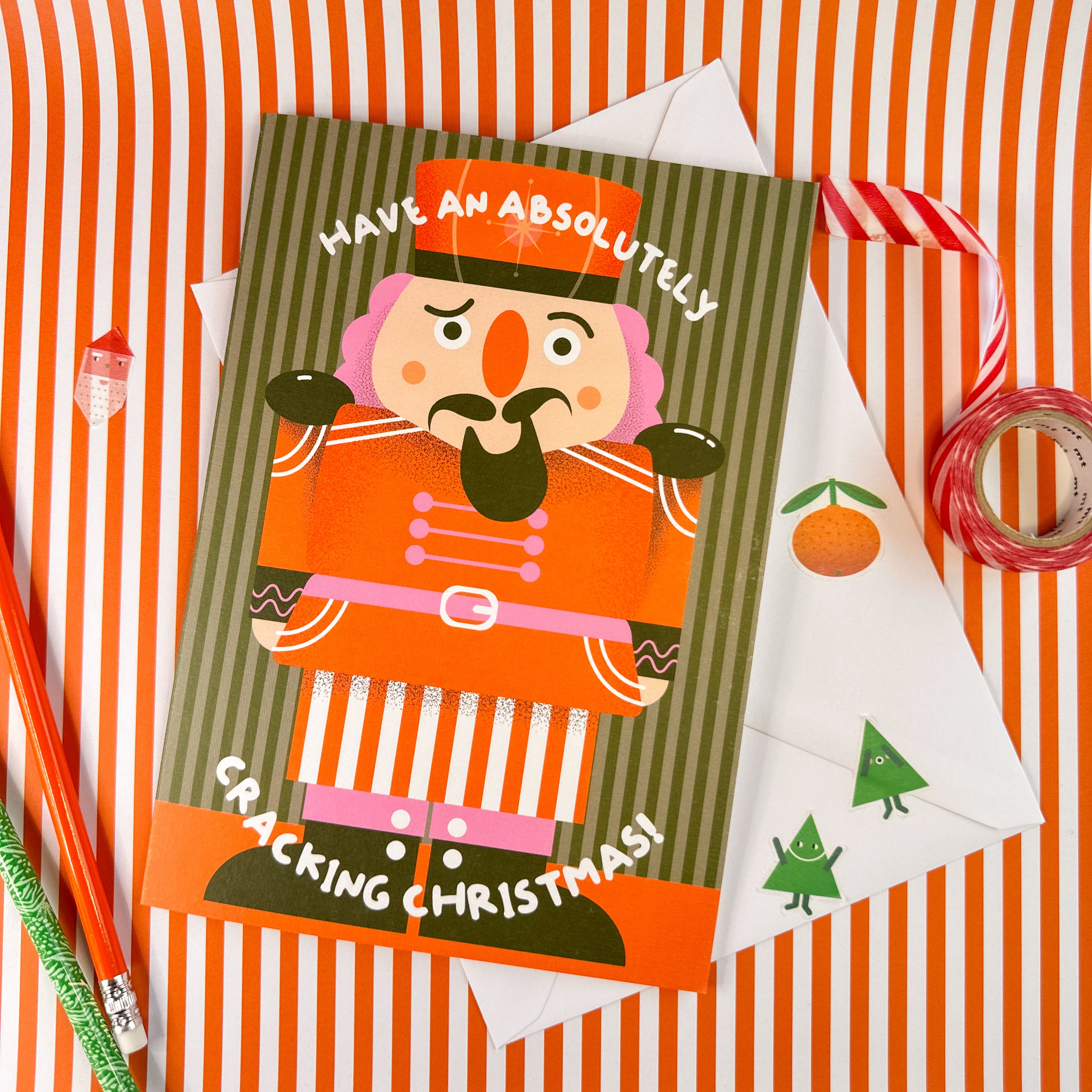 Nutcracker Christmas Card