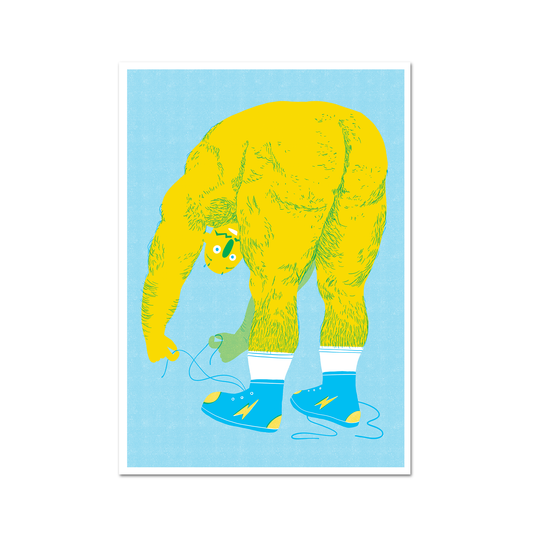 Ever Heard Of Knocking? A4 Risograph Print