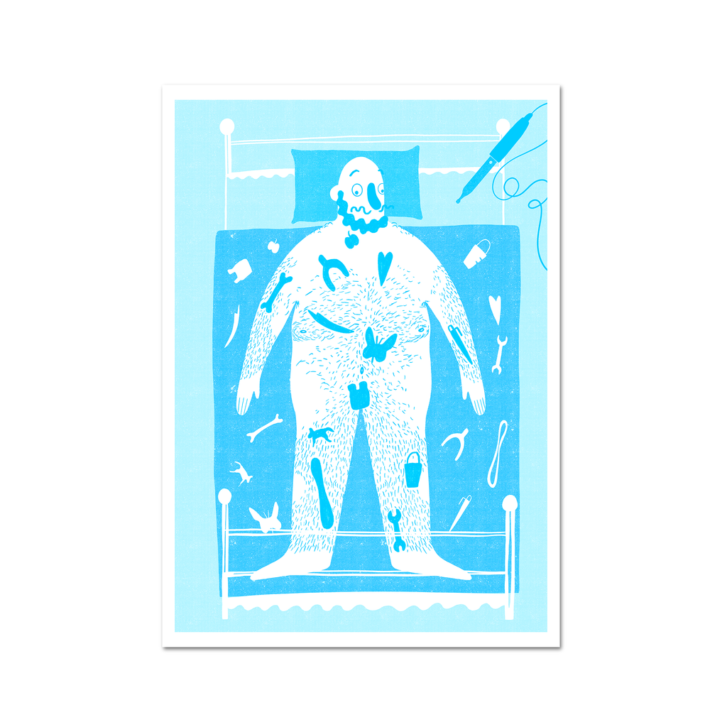 Operation A3 Risograph Print