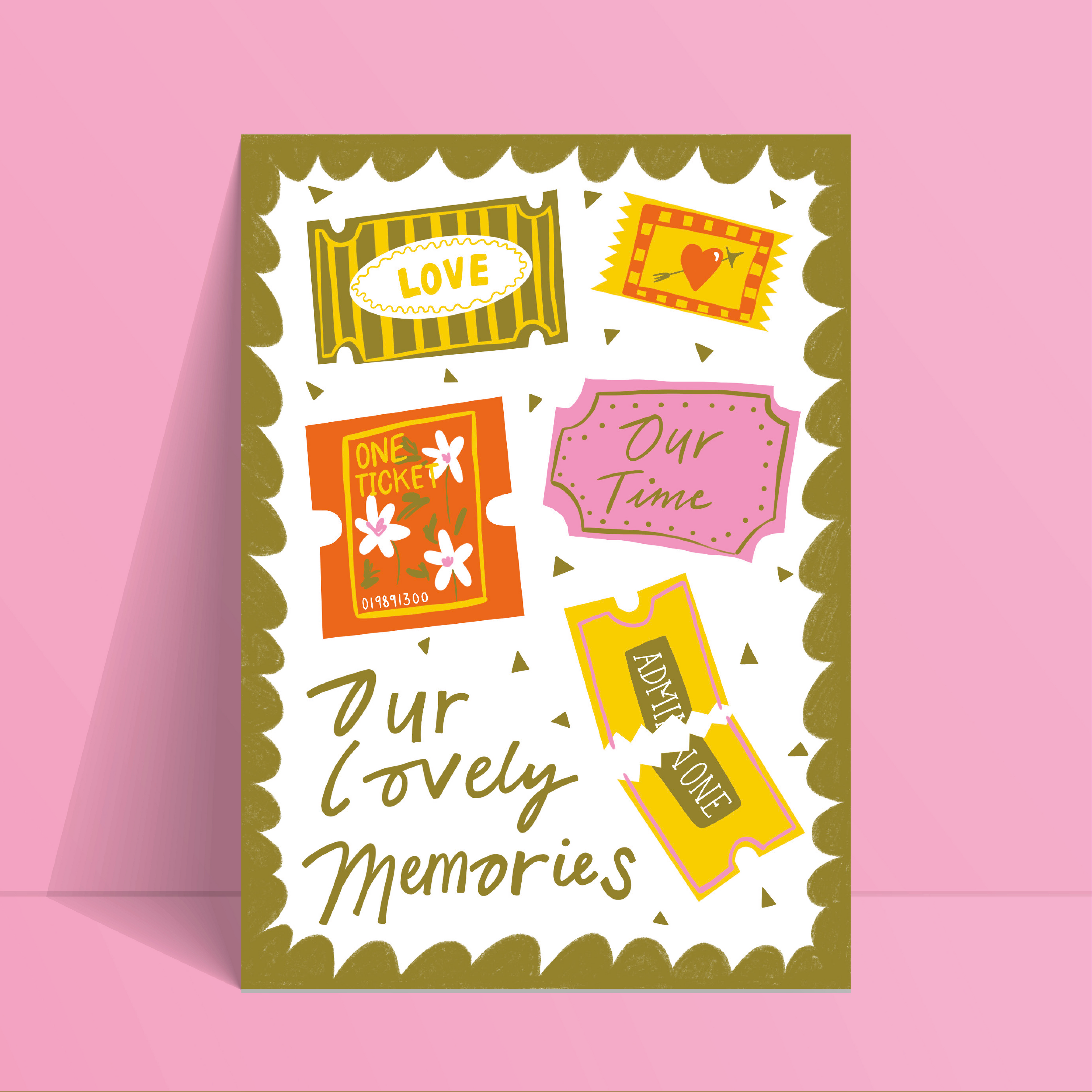 'Our Lovely Memories' A4 Print
