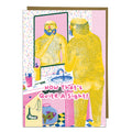 Hairy Naked Man Card