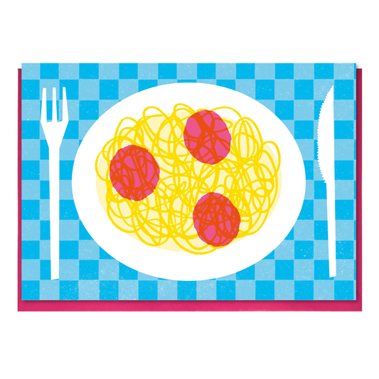 Spaghetti Card
