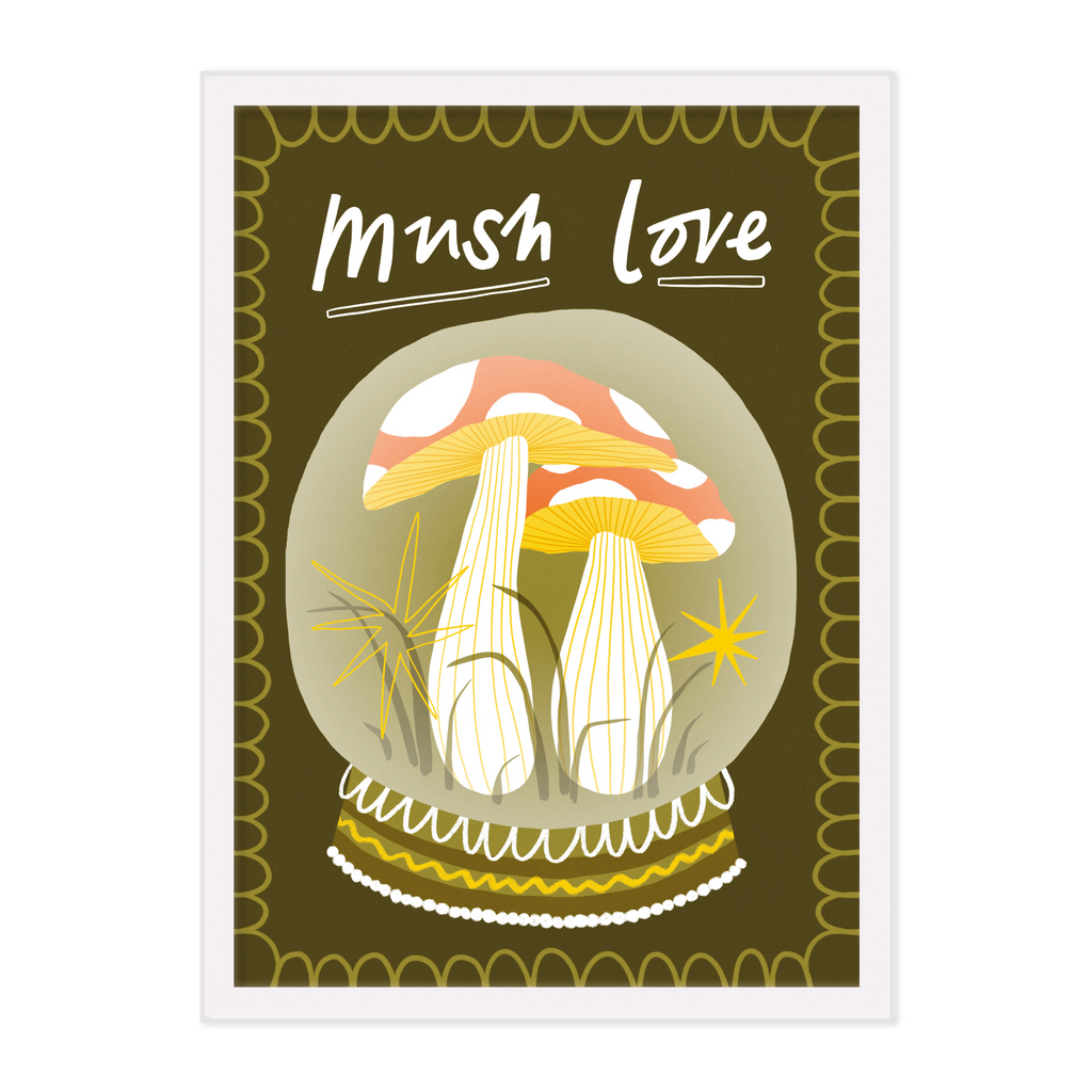 'Mush Love' A4 Print