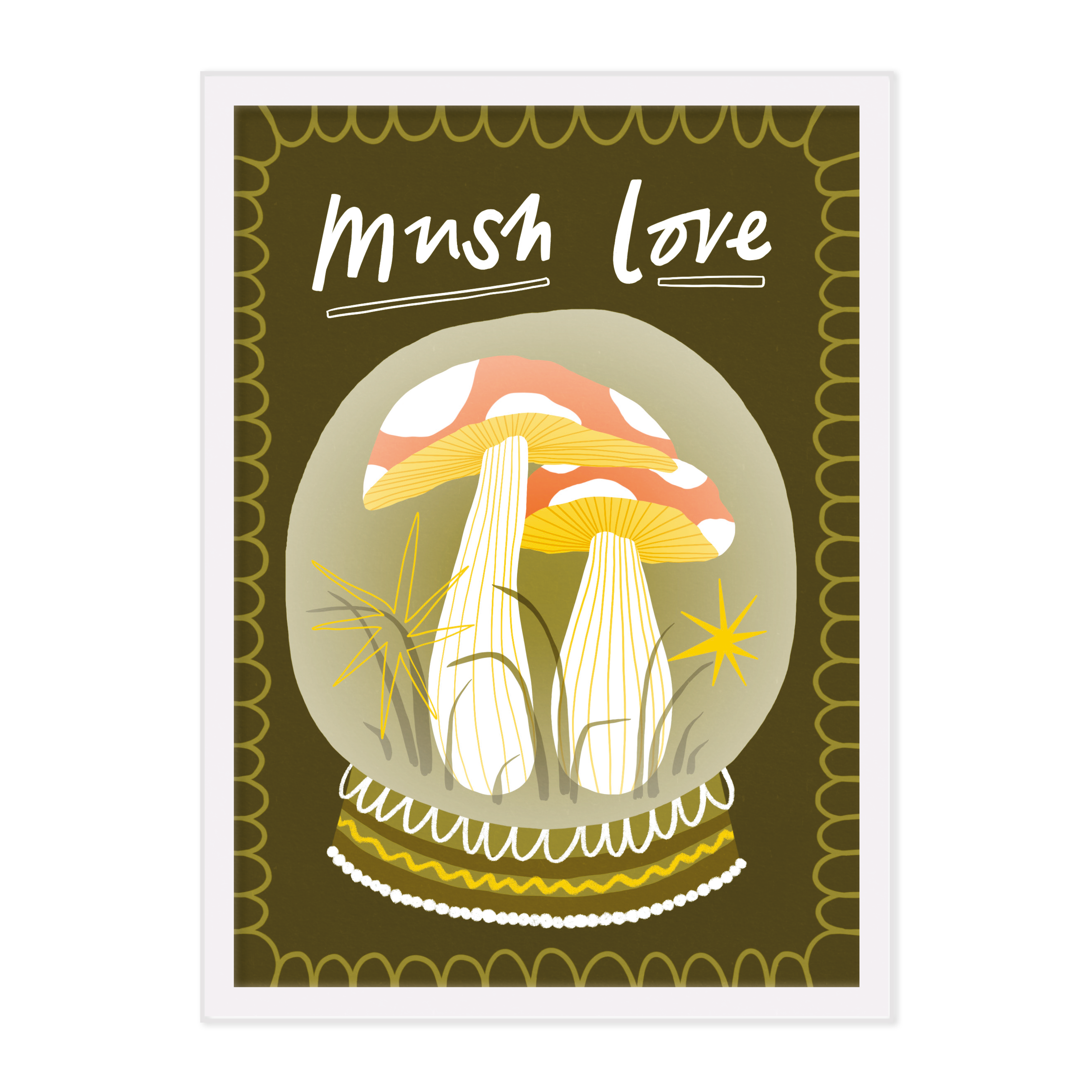'Mush Love' A4 Print
