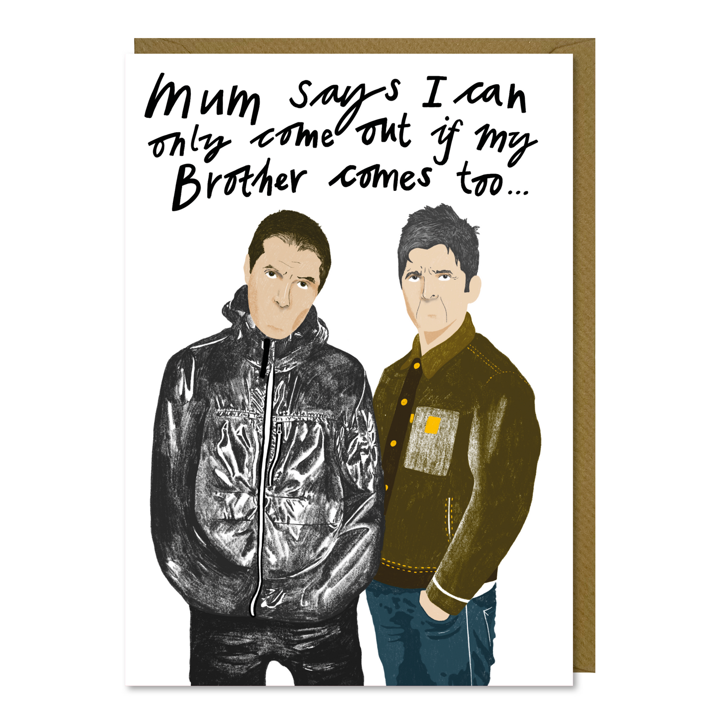 Oasis Brothers Card