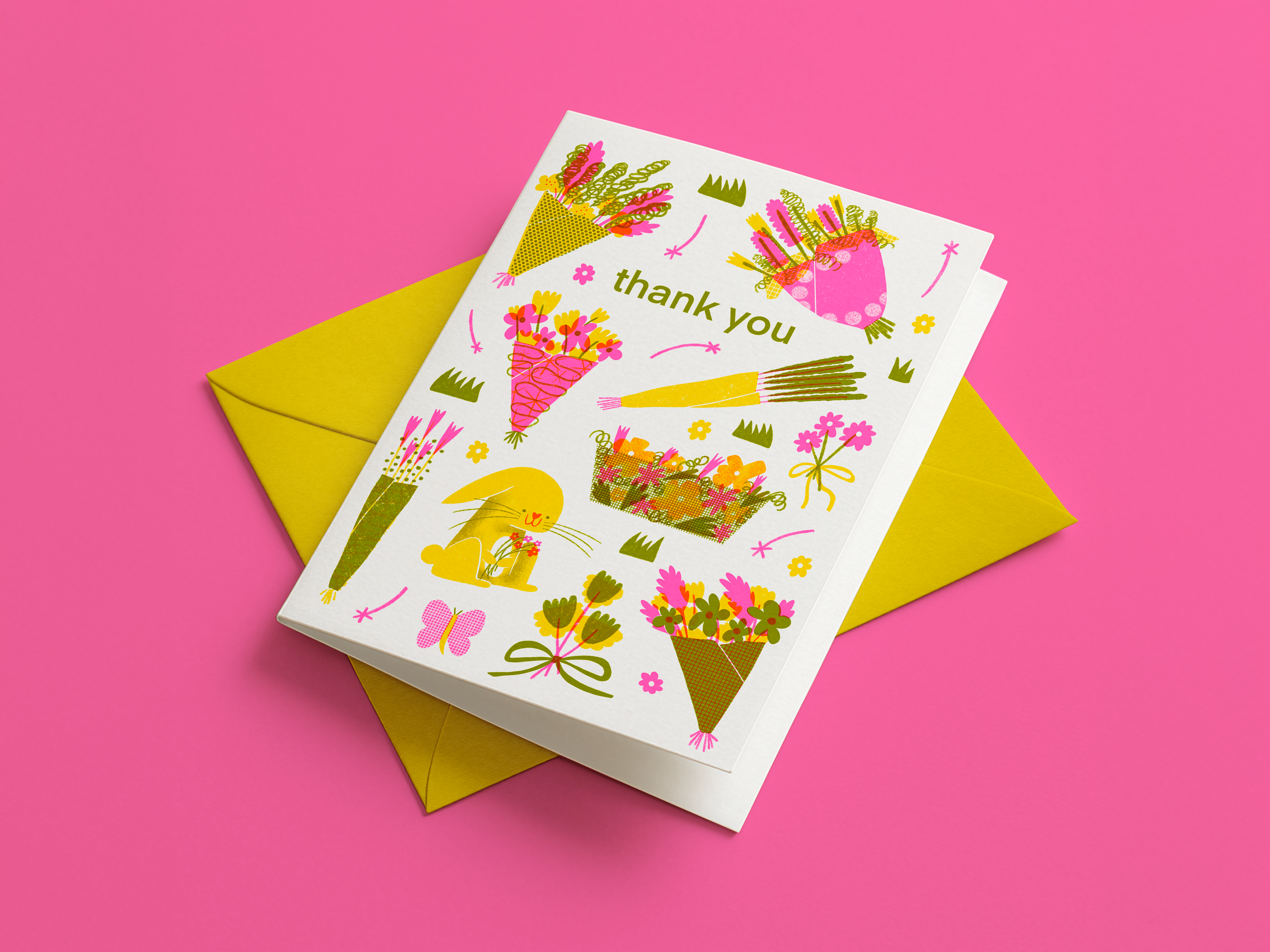 Thank You Florals Card